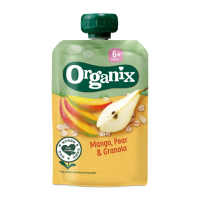【Organix】燕麥纖泥-芒果洋梨(100gX6)