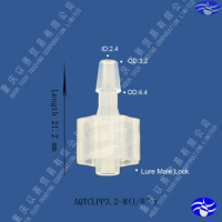 3.2mm(1/8") medical male luer connector, luer lock ,plastic tube fittings,quick connector