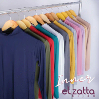 ELZATTA INNER KAOS TERBARU TUNAYA YASMIN MANSET TUNIK BAHAN JERSEY