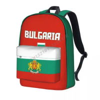 Unisex Backpack Bulgaria Flag Bulgarian Stitch Schoolbag Messenger Bag Case Laptop Travel Bag Mochila Gift