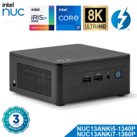 Intel nuc 13 Pro Arena Canyon NUC13ANHi5/i7 Latest 13TH Gen Intel Core Processor Intel Iris Xe Graphics Wi-Fi 6E Thunderbolt 4