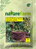 Naturefarm - Bibit kacang panjang merah - 25 butir Benih