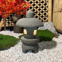 免運/可開票 石燈 戶外燈 草坪燈 室外燈 滅蚊燈 花園燈 石燈庭院日式燈籠太陽能青石仿古戶外園林石頭造景石雕擺件