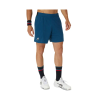 【asics 亞瑟士】針織短褲 男款 網球下著(2041A290-412)