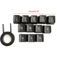 12Pcs Bump Keyboard Keycaps for logitech G413 G613 G910 G810 G310 Backlit Keycaps