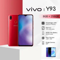 ZS - HP VIVO Y93 RAM 8/256GB Smartphone Fullset Garansi 12 Bulan VIVO Y93 MERAH