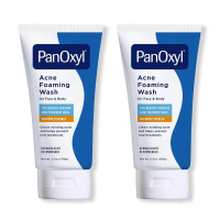 PanOxyl Acne Foam Wash Benzoyl Peroxide 10% Powerful Antibacterial, 5.5 oz Approximately 155.9 g 2-P