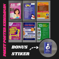 PAKET POSTER TERBARU!!! Paket Poster Kebidanan - Poster Ibu Menyusui - Poster Kesehatan