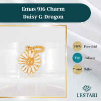 Emas 916 Charm Daisy G-Dragon (Dengan Gelang boleh Laras) I Gold 916 Daisy G- Dragon(With Adjustable