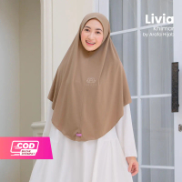 Arafa Hijab - Khimar Livia (M dan L) | Jilbab Langsungan Instan Terbaru Kekinian & Syari Non Pet | J