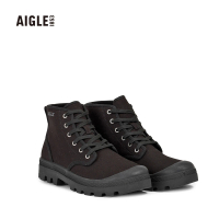 【AIGLE】AG-FT330A100 黑色(男 輕量高筒健行鞋)