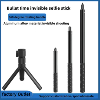 For insta360 X3/ GO 3 / ACTION 4 bullet time selfie stick, rotating handle, tripod, panoramic action camera, GoPro stealth stick