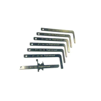 New Locksmith Lock Pick Tension Wrench Tool,Push Rod for Lock,Stainless Steel Hard Tension Bars Lock Picks