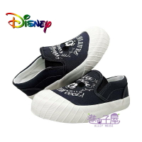 迪士尼DISNEY 米奇 親子鞋 繡圖 奶油餅乾 懶人鞋 帆布鞋 [120110] 黑 MIT台灣製造【巷子屋】