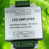 LED RGBW 4channel amplifier,DC12-24V input,6A*4channel output