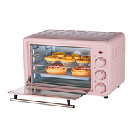 110V220V電烤箱家用全自動多功能雙層22L臺式面包早餐四合一烤箱