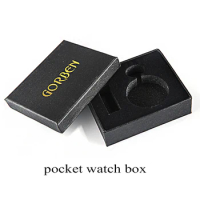 Pocket watch Gift Boxes Portable Cardboard Present Gift Container Case Watches Box