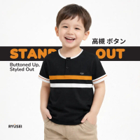 Ryusei Kaos Anak Hyuga CMB Black