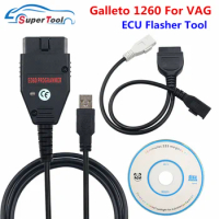 OBD2 Galletto 1260 ECU Chip Tuning Scanner With FTDI FT232RQ EOBD/OBDII Flasher Galletto 1260 ECU Chip Tuning Interface Scanner