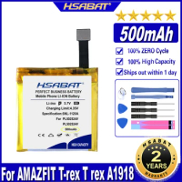 HSABAT PL512524G PL502524V 500mAh Battery for Huami AMAZFIT T-rex Verge Lite Gtr A1918 A1808 A1801 A1811 Smart Watch