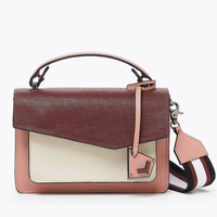 botkier COBBLE HILL CROSSBODY 風琴包 防刮牛皮 手提斜背包 拼色(現貨)▶指定Outlet商品5折起☆現貨