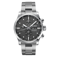 MIDO美度 官方授權 MULTIFORT先鋒系列 簡約計時機械腕錶 禮物推薦 畢業禮物 44mm/M0056141106100