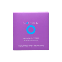 【COFFEE D】韓國飛碟咖啡濾掛包x5盒(衣索比亞耶加雪菲/沖泡咖啡 7包/盒)
