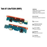 1Pcs USB Charging Dock Connector Flex Cable For Samsung Galaxy Tab A7 Lite 2021 T220 T225 WIFI LTE USB Board Port Plug