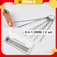 2 Set Cleaner Pembersih Lubang Nozzle Tong Zhen Jarum Rojok Mata Cutting Tip Jarum Rojok Spuyer 0.4m
