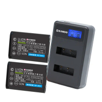 【Kamera】相機鋰電充電組 for Sony NP-BX1 鋰電池 二入 +液晶雙槽充電器(NPBX1/RX100 M7/M2/M3/RX100)