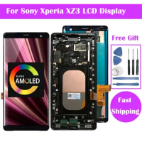 Super AMOLED For Sony For Xperia XZ3 Display Touch Screen With Frame Digitizer Replacement For Sony Xperia XZ3 LCD