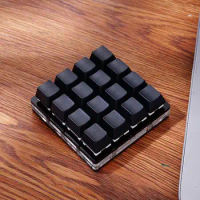 OSU Mini 16key Keyboard Photoshop Drawing Keyboard Support Red Switch Programming Macro Keypad Mechanical Keyboard