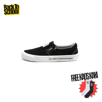 [GRATIS KAOS KAKI] The Don's House VANCOUVER BLACK - Sepatu Slip On Casual Pria Wanita 39-44 Flat Sh