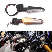 2pcs Universal LED Motorcycle Turn Signal Lights for YAMAHA MT07 MT03 125 MT09 Motorcycle Accessories Indicator Flasher Lamp