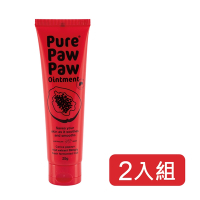 Pure Paw Paw 澳洲神奇萬用木瓜霜 25g (紅)-2入組