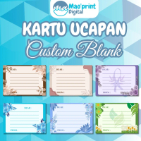 Custom Cetak Kartu Ucapan Kosong, Custom Blank Greeting Card Sticker