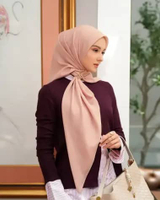 Heaven Lights - Voal Plain - Hijab Voal Polos Segi Empat Pomelo