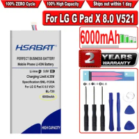 HSABAT 6000mAh BL-T20 Battery for LG G Pad X 8.0 V521 Table PC