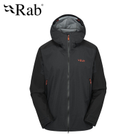 【英國 RAB】Kinetic Alpine 2.0 Jacket 高透氣彈性防水連帽外套 男款 鯨魚灰 #QWG69
