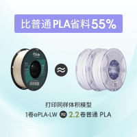 【可開發票】eSUN易生ePLA-LW輕質PLA發泡3D打印機耗材FDM材料線條應用cosplay 廠家直銷1KG出口包裝1.7