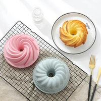 6 inch Round Silicone Cake mold Hollow Cake Mold Baking Tools Silicone Donut Mould