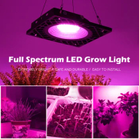 50W Honeycomb LED Grow Light Full Spectrum Phytolamp For Plant 220V 2835-72LEDs IP66 Waterproof Flower Cultivation Floodlights