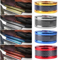 OO 5CM Car Sticker 5D 6D Carbon Fiber Universal Styling Car Side Protector Car Bumper Front Rear