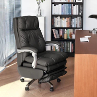 Comfort Office Chair Modern Leather Recliner Ergonomic Home Office Chair Lumbar Support Recliner Silla Ergonomica Furniture