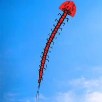 free shipping centipede kites flying tools Easy to fly breeze kite thread wheel flying ph0oenix ripstop fabric programmable toys