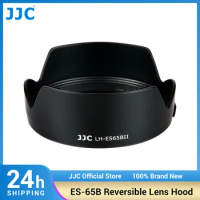 JJC ES-65B Reversible Lens Hood Compatible with Canon RF 50mm F1.8 STM Lens for Canon EOS R RP Ra R3 R5 R6 R7 R10 ES 65B ES65B