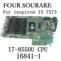 For Dell Inspiron 15 7573 Laptop Motherboard with I7-8550U CPU CN-0WWYYN 0WWYYN WWYYN 16841-1 Mainboard
