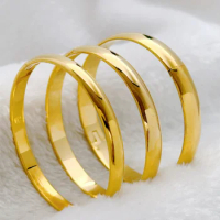 18k no demolding bangles shiny bangles adjustable bangles for women cuff bracelet