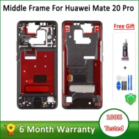 Middle Frame Housing Cover Repair For Huawei Mate 20 Pro Middle Frame Plate Bezel Case For Huawei Mate20 Pro with Volume Buttons