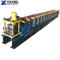 YG Automatic Galvanized Steel Profile C Channel Cold Roll Forming Machine Roll Former c Purlin Bending Machine